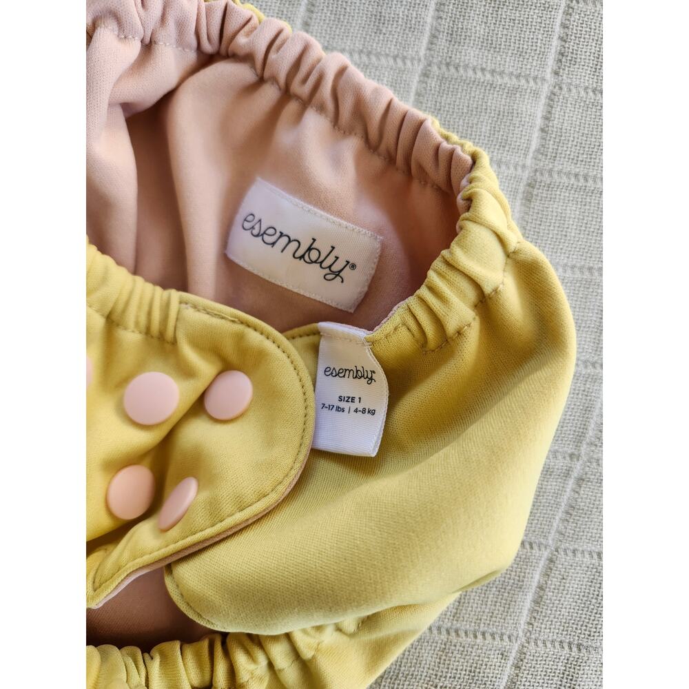 5 Esembly Cloth Diaper Covers Sz 7-17lbs - Picture 3 of 6